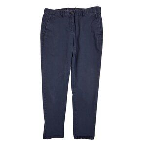 Khakis by Gap Women's Broken-In Straight Navy-Blue Casual Crop Pants Size 8